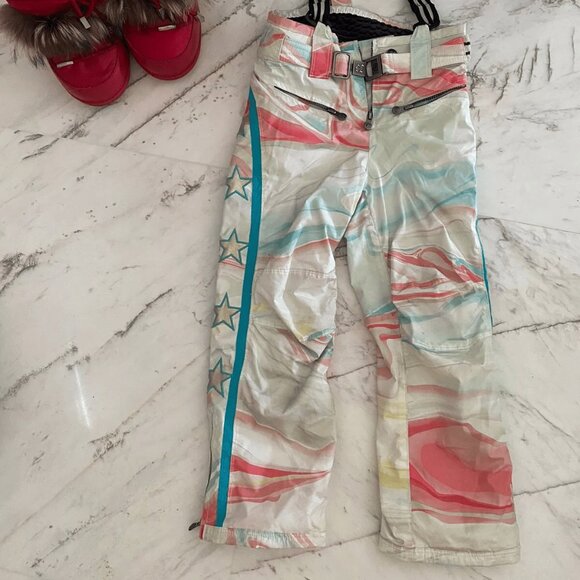 Jetset Jet Set Kids Girls Youth Ski Snowboard Star Pants Sz6 $645 - Picture 1 of 5